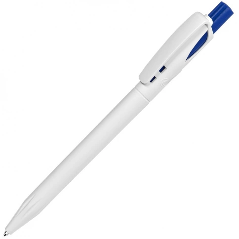 Шариковая ручка Lecce Pen Twin White, белая с ярко-синим фото 1