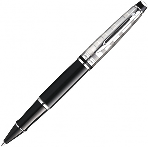 Ручка роллер Waterman Expert 3 Deluxe (S0952340) Black CT F черные чернила подар.кор. фото 1