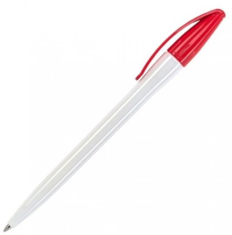 Шариковая ручка Dreampen Slim Classic, бело-красная фото 1
