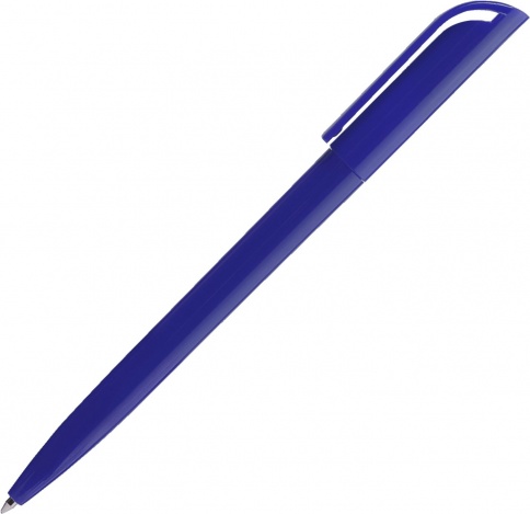 Ручка пластиковая шариковая SOLKE Global, синяя фото 2