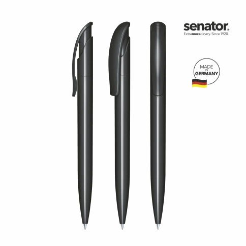Шариковая ручка Senator Challenger Polished, чёрная фото 2