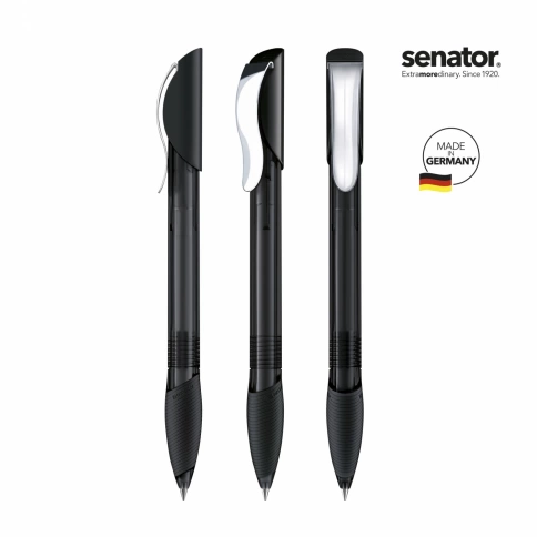 Шариковая ручка Senator Hattrix Metal Clear, чёрный фото 2