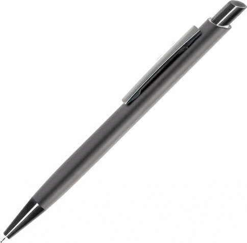 Ручка металлическая шариковая Vivapens ELFARO SOFT, графитовая с черным фото 1