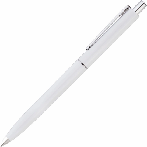 Ручка пластиковая шариковая Vivapens TOP NEW, белая фото 2