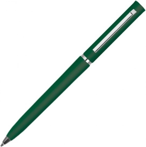 Ручка пластиковая шариковая Vivapens EUROPA SOFT, зелёная фото 3