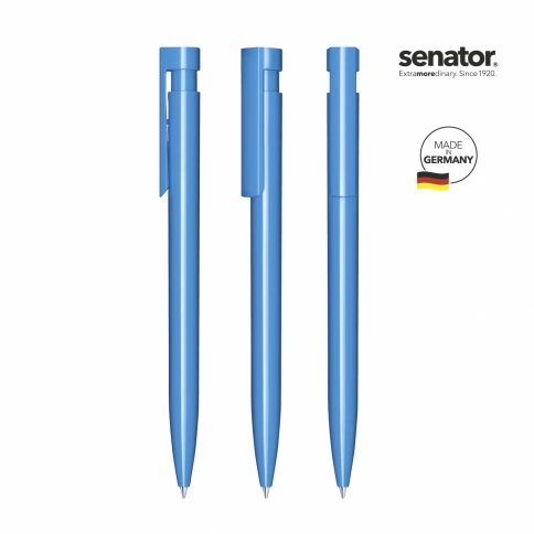 Шариковая ручка Senator Liberty Polished, голубая фото 2