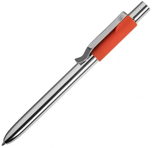 Ручка металлическая шариковая B1 Staple, оранжевая фото 1