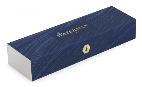 Ручка перьевая Waterman Embleme (2100380) Blue CT F перо сталь нержавеющая подар.кор. фото 3