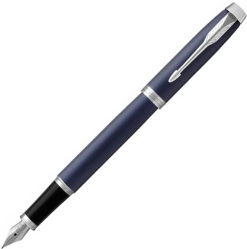 Ручка перьевая Parker IM Core F321 (1931647) Matte Blue CT F перо сталь нержавеющая подар.кор. фото 1