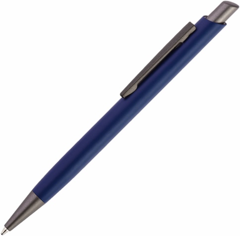 Ручка металлическая шариковая Vivapens Elfaro Titan, тёмно-синяя фото 1