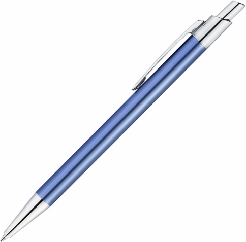 Ручка металлическая шариковая Vivapens Tikko, голубая фото 2