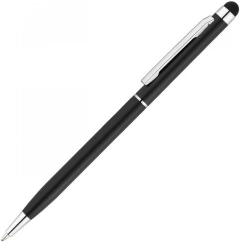 Ручка металлическая шариковая Vivapens KENO METALLIC, чёрная фото 1
