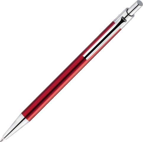 Ручка металлическая шариковая Vivapens Tikko, красная фото 3