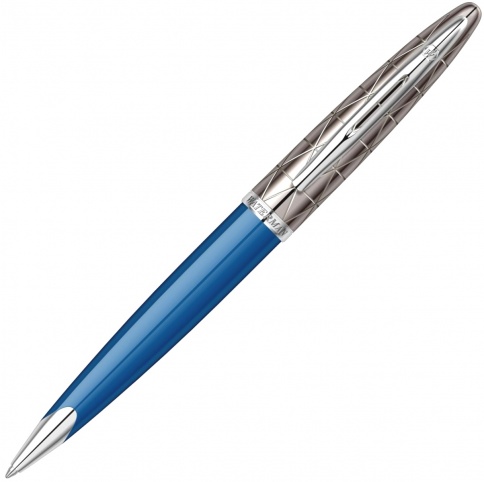 Ручка шариковая Waterman Carene (1904571) Obsession Blue Lacquer/Gunmetal ST M синие чернила подар.кор. фото 1