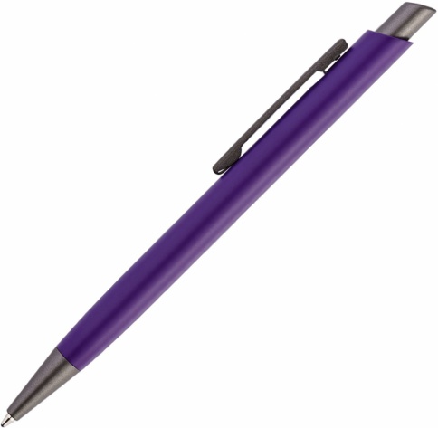Ручка металлическая шариковая Vivapens Elfaro Titan, фиолетовая фото 2