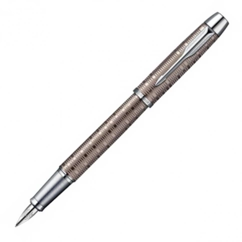 Ручка перьевая Parker, IM Premium Vacumatic F224 Brown перо F (1906777), коричневая фото 1