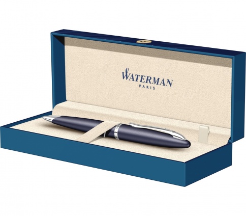 Ручка шариковая Waterman Carene (S0700520) Grey/Charcoal ST M синие чернила подар.кор. фото 4