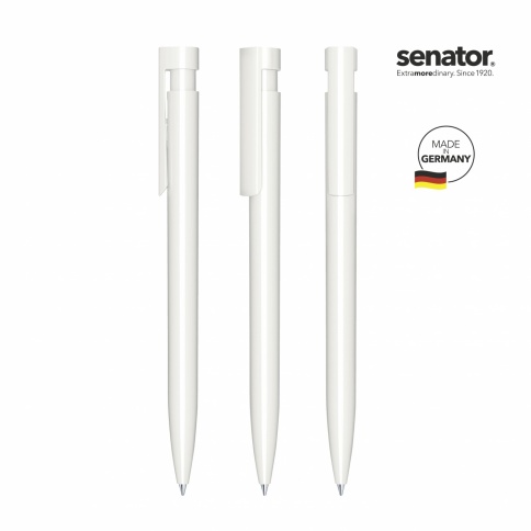 Шариковая ручка Senator Liberty Polished X20, белая фото 2