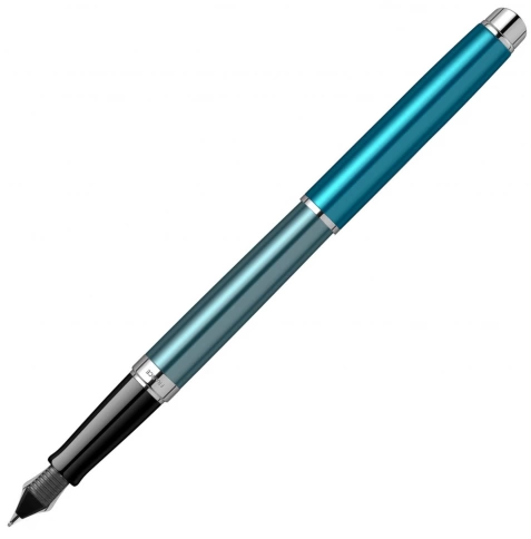 Ручка перьевая Waterman Hemisphere (2118237) Sea Blue F перо сталь нержавеющая подар.кор. фото 3