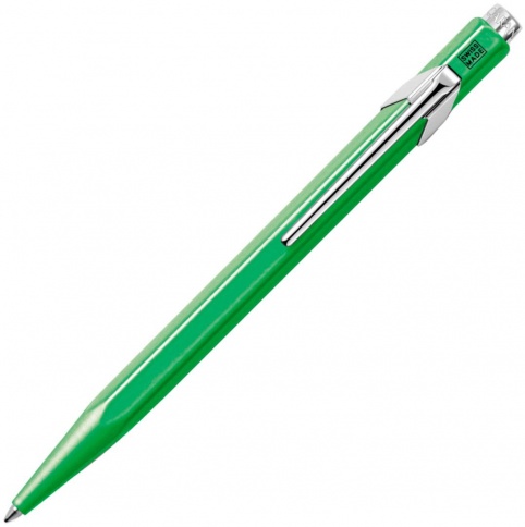 Ручка шариковая Carandache Office Popline (849.730) Green Fluo M синие чернила подар.кор. фото 1