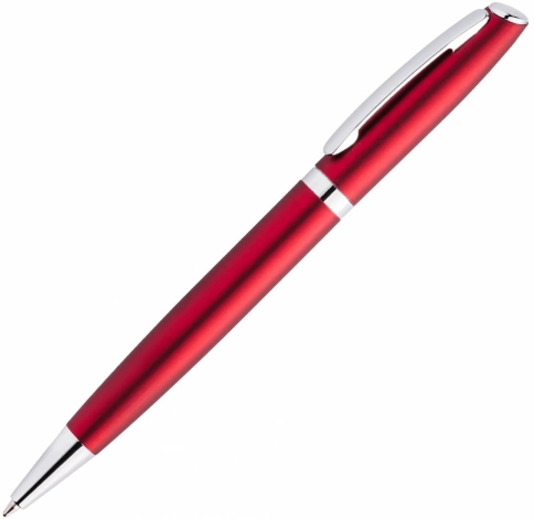Ручка металлическая шариковая Vivapens VESTA SOFT, красная фото 1