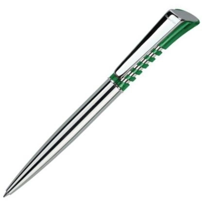 Шариковая ручка Dreampen Infinity Transparent Metal Clip, зелёная фото 2