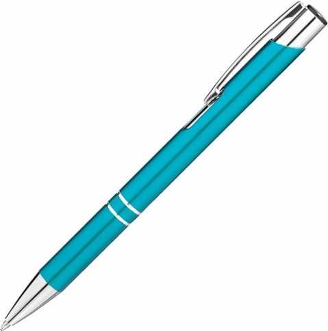 Ручка металлическая шариковая Vivapens KOSKO PREMIUM, бирюзовая фото 3