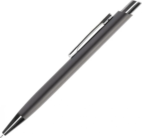 Ручка металлическая шариковая Vivapens ELFARO SOFT, графитовая с черным фото 3
