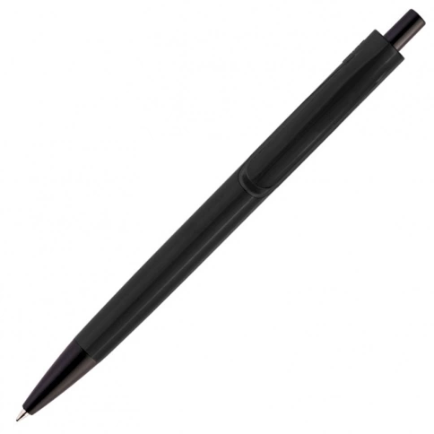Ручка пластиковая шариковая Solke Focus, чёрная фото 3