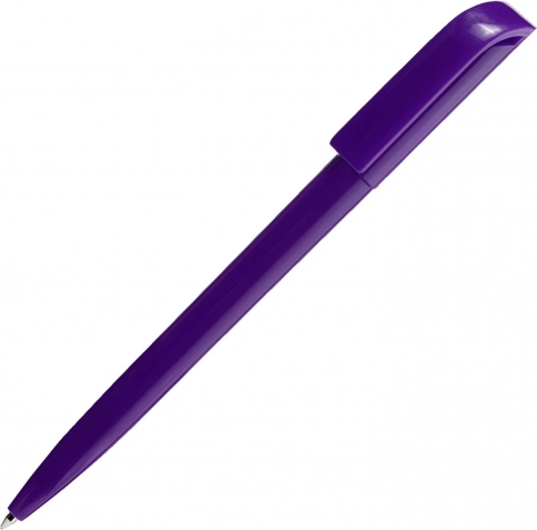 Ручка пластиковая шариковая SOLKE Global, фиолетовая фото 1