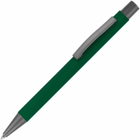 Ручка металлическая шариковая Vivapens MAX SOFT, зелёная фото 1