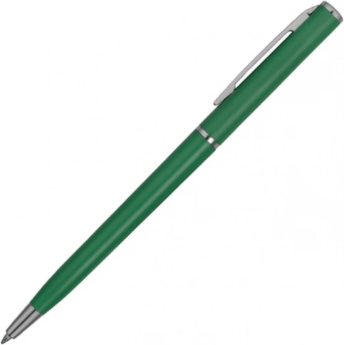 Ручка пластиковая шариковая Vivapens ORMI, зелёная фото 3