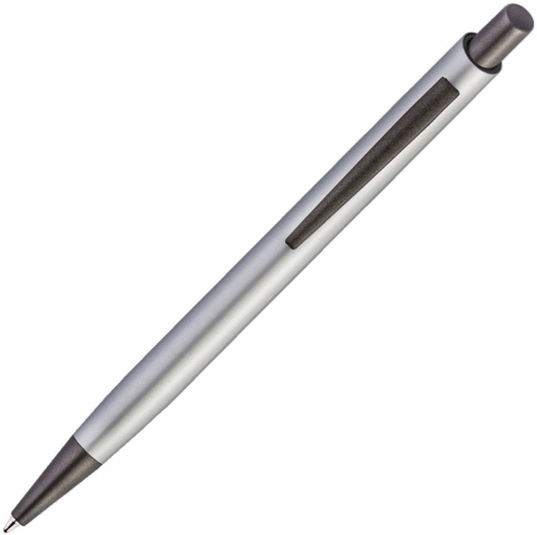 Ручка металлическая шариковая Vivapens Elfaro Titan, серебристая фото 3