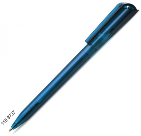 Ручка пластиковая шариковая Grant Prima Transparent, прозрачно- сине-зелёная фото 1