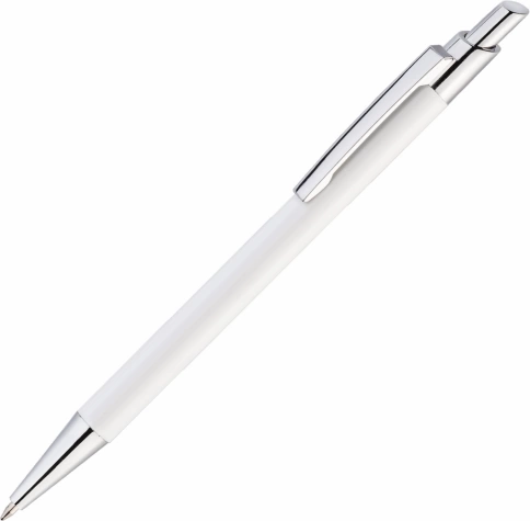 Ручка металлическая шариковая Vivapens Tikko New, белая фото 1