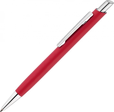 Ручка металлическая шариковая Vivapens ELFARO SOFT, красная с серебристым фото 1