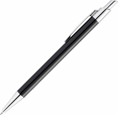 Ручка металлическая шариковая Vivapens Tikko, чёрная фото 2
