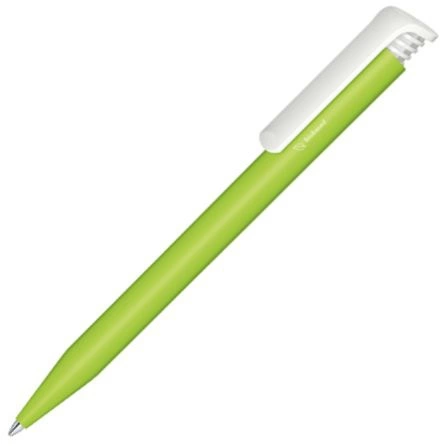 Шариковая ручка Senator Super-Hit Bio matt, салатовая с белым фото 1