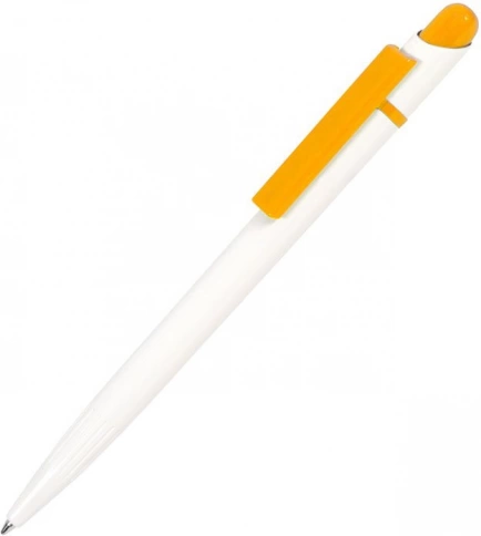 Шариковая ручка Lecce Pen Mir, бело-жёлтая фото 1