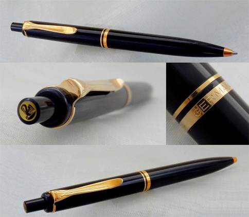 Ручка шариковая Pelikan Elegance Classic K200 (PL996686) Black GT M черные чернила подар.кор. фото 2