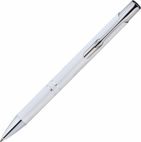 Ручка металлическая шариковая Vivapens KOSKO PREMIUM, белая фото 3
