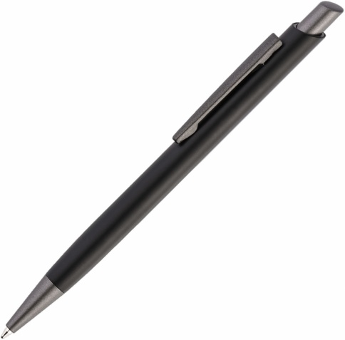 Ручка металлическая шариковая Vivapens Elfaro Titan, чёрная фото 1