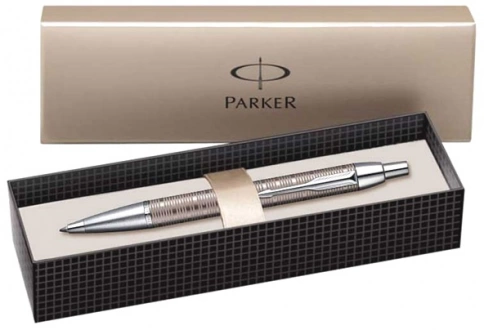 Ручка шариковая Parker, IM Premium Vacumatic K224 Brown Mblue, коричневая фото 2