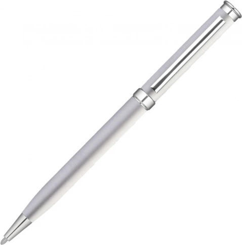 Ручка металлическая шариковая Vivapens METEOR SOFT, серебристая фото 2