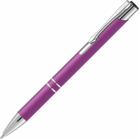 Ручка металлическая шариковая Vivapens KOSKO SOFT, фиолетовая фото 1