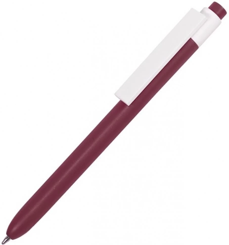 Шариковая ручка Neopen Retro, бордовая с белым фото 1