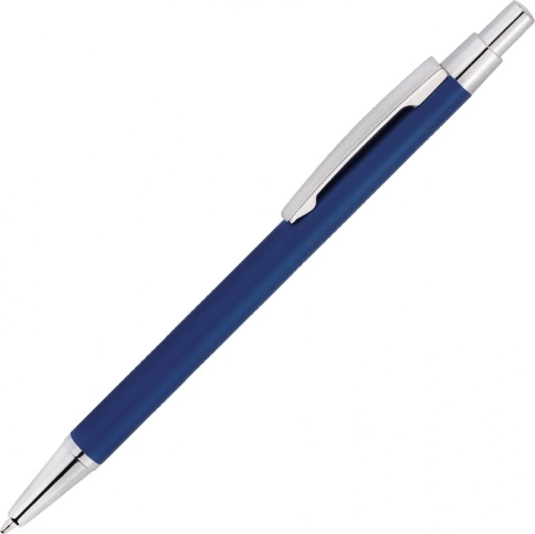 Ручка металлическая шариковая Vivapens MOTIVE, синяя с серебристым фото 1