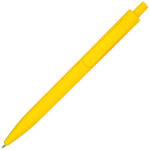 Ручка пластиковая шариковая Z-PEN IGLA COLOR, жёлтая фото 2