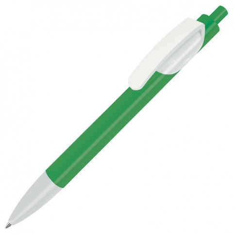 Шариковая ручка Lecce Pen TRIS, зелёная с белым фото 1