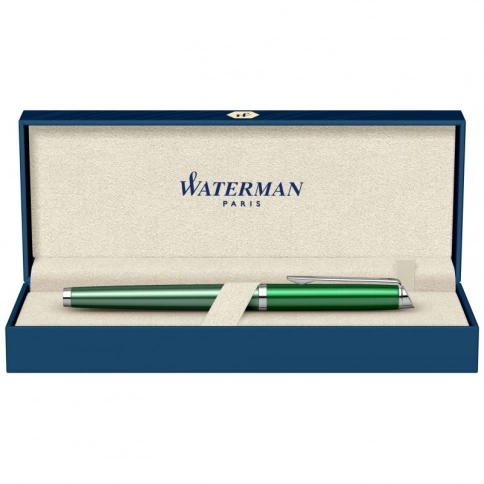 Ручка роллер Waterman Hemisphere (2118283) Vineyard Green F черные чернила подар.кор. фото 5